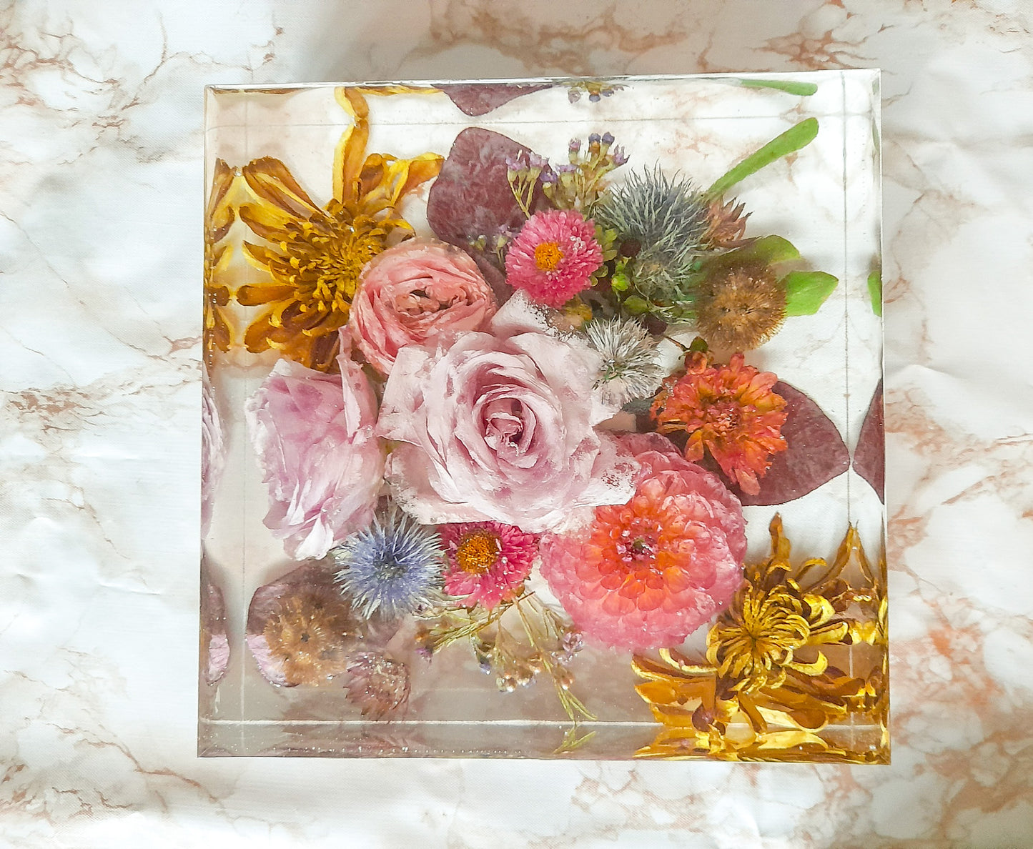 20cm Floral Art Block