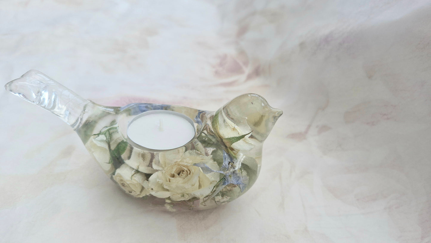 Resin Large Bird Tealight