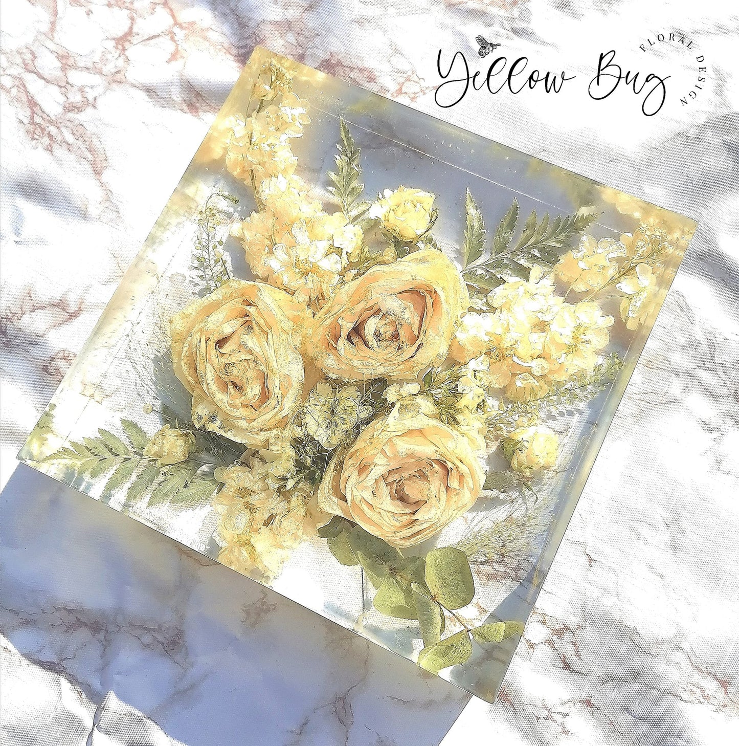 20cm Floral Art Block