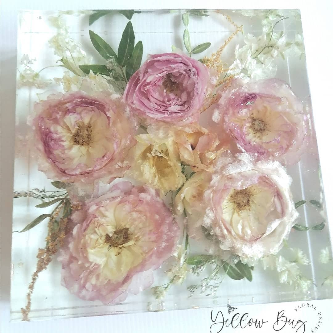 20cm Floral Art Block