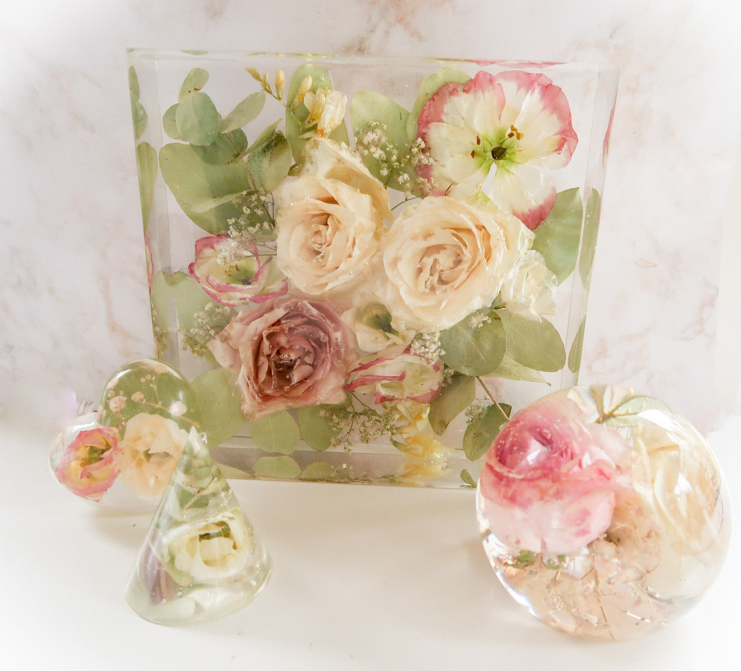 20cm Floral Art Block