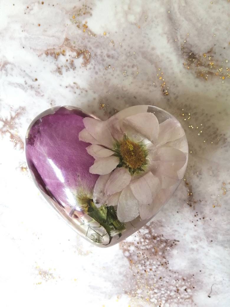 Flower Puffy Heart a Keepsake