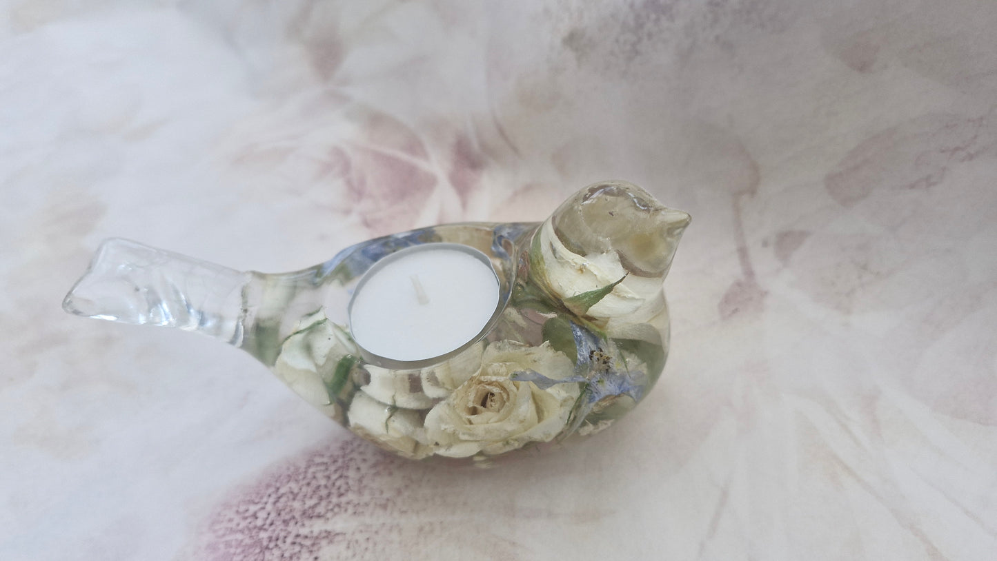 Resin Large Bird Tealight