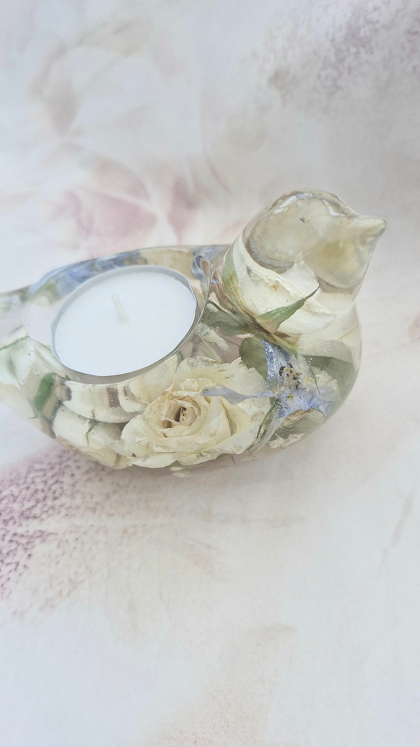 Resin Large Bird Tealight