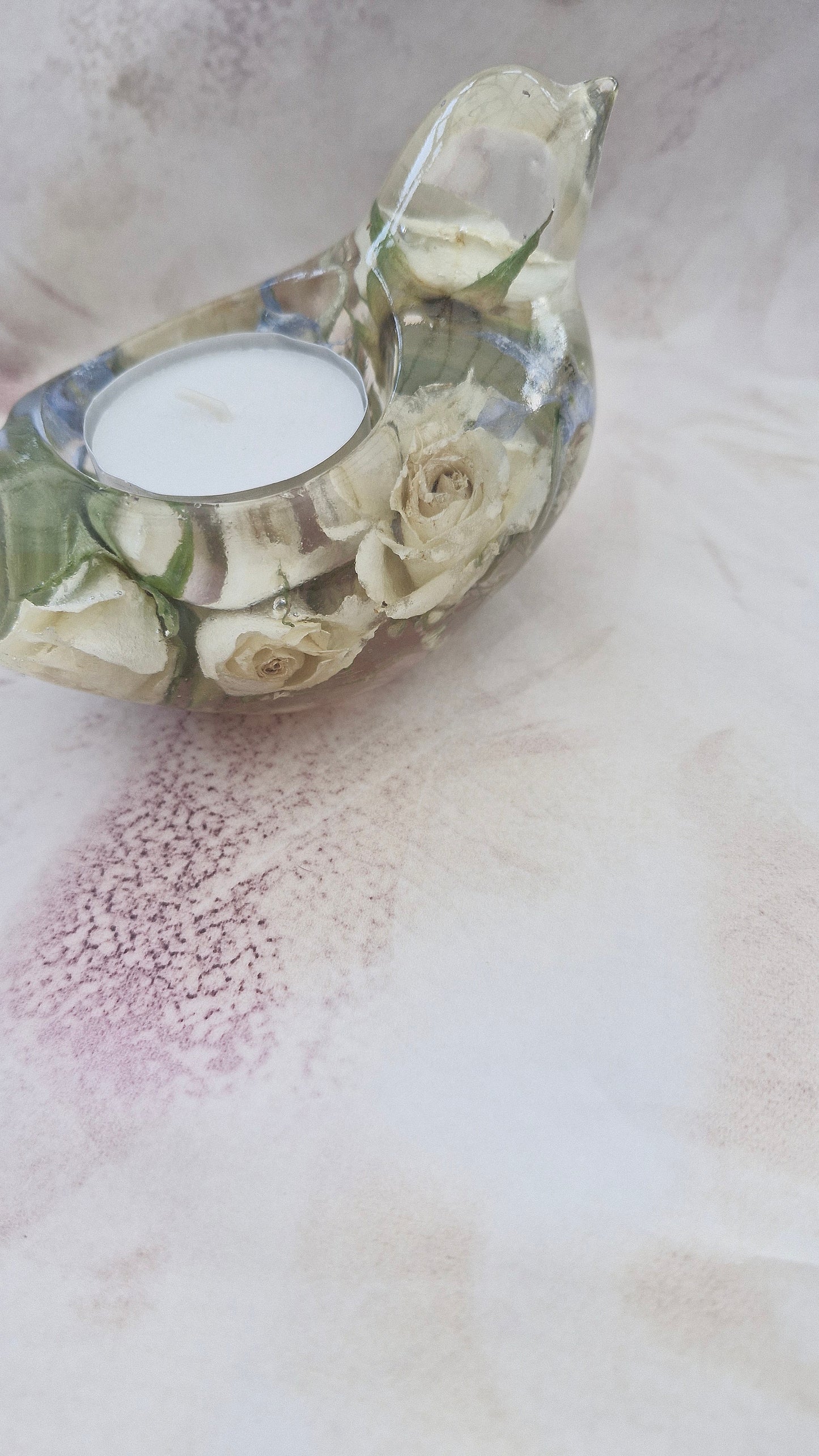 Resin Large Bird Tealight