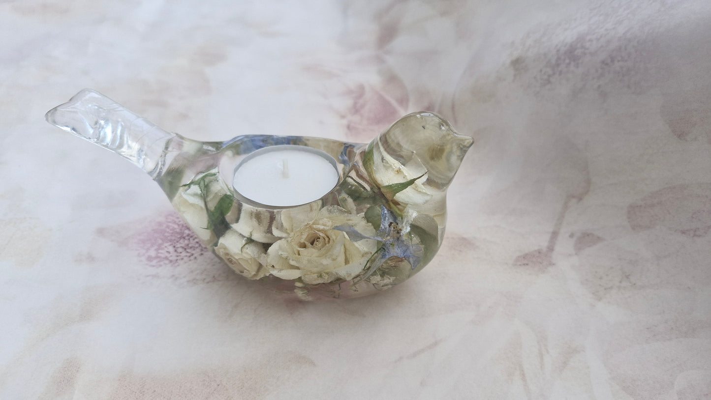 Resin Large Bird Tealight